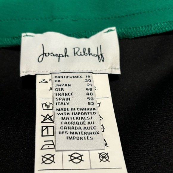 JOSEPH RIBKOFF Sz 18 Pull On Pants Straight Leg Comfort Waist Slinky Trousers - Picture 8 of 9